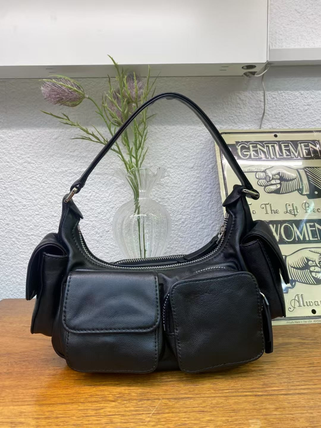 Korean APM Collection Leather Two Colors Bag (Instock)