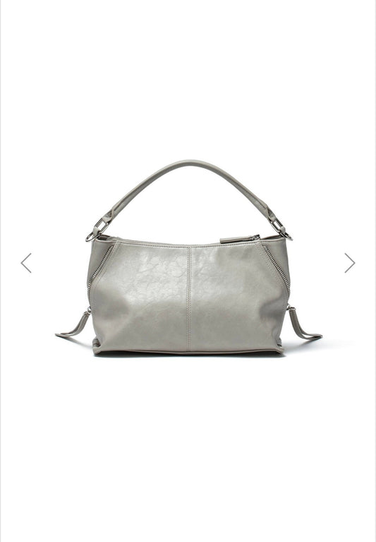 MATIN KIM SIDE ZIPPER TWO WAY BAG IN GREY
(Instock)