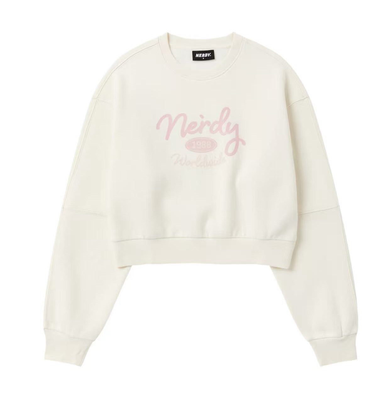 Korean Collection Nerdy White Sweater (Instock)