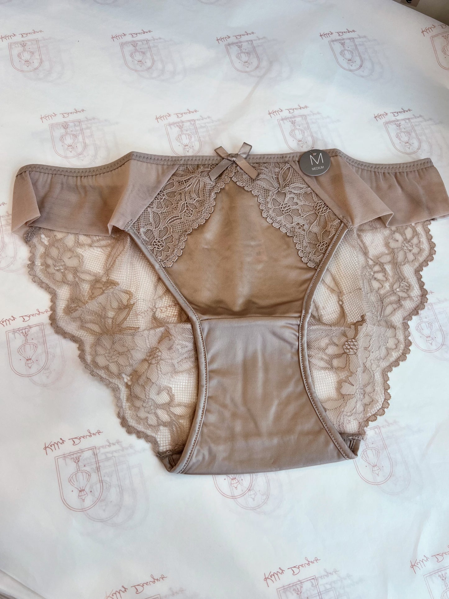 Kelly Designs Beige Lace Underwear(Instock)