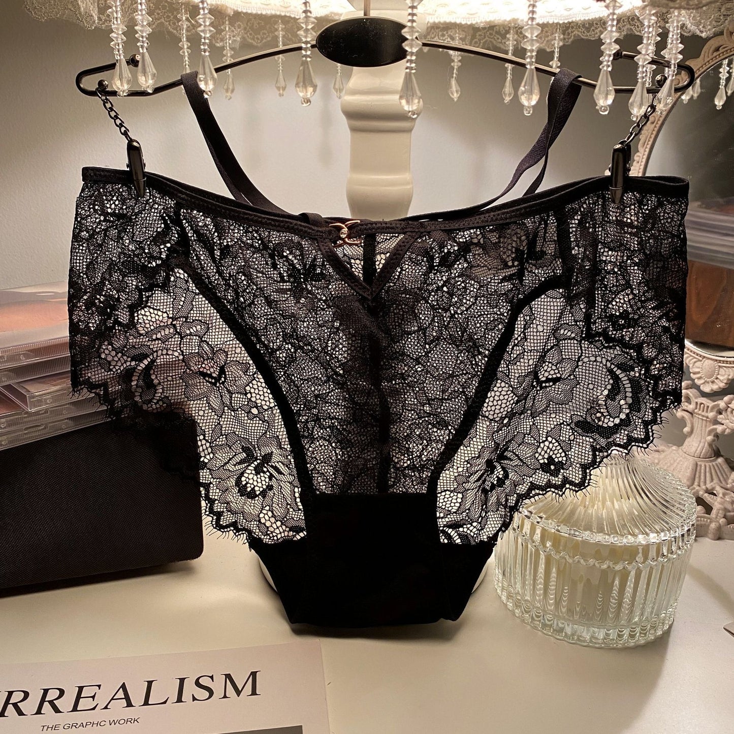 Kelly Designs Black Lace Underwear(Instock)