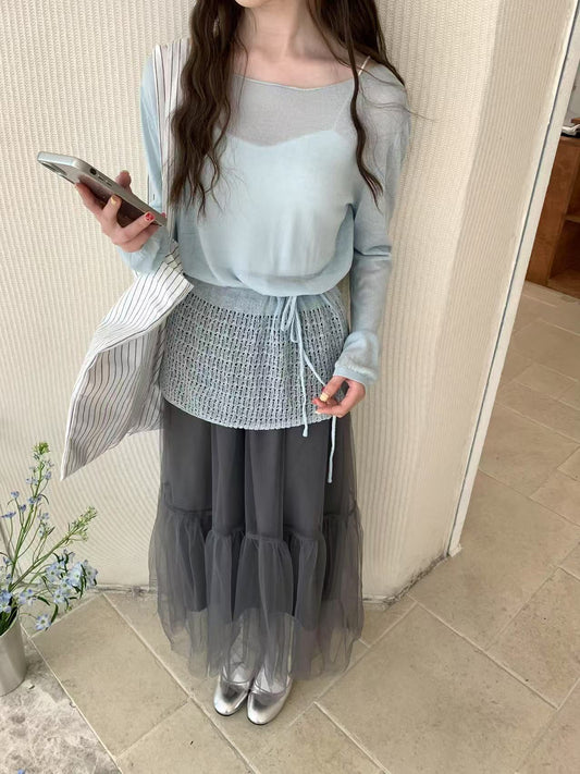 Kelly Designs SunCover Dark Grey Top (Instock)