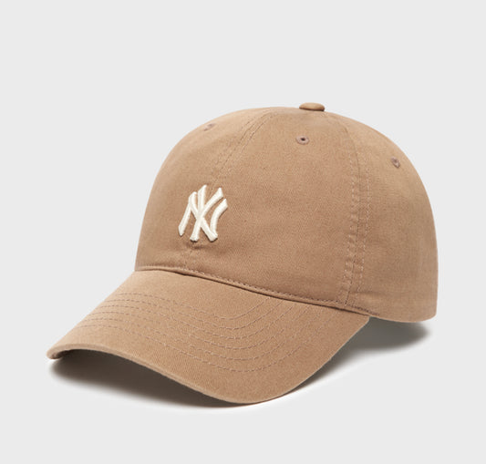 MLB NY D-BEIGE CAP(Preorder）