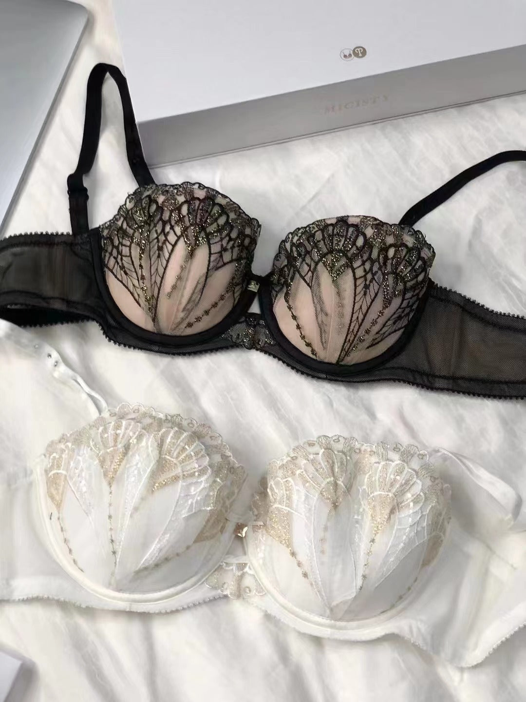 Micisty Feather Night Series Bra Set(Instock)