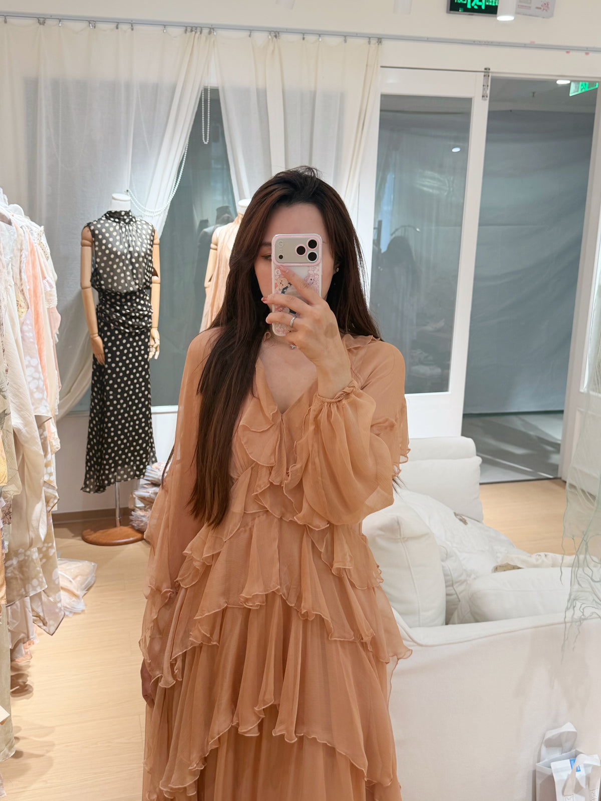 Kelly Designs Luxury 100% Silk Maxi Dress (Instock)