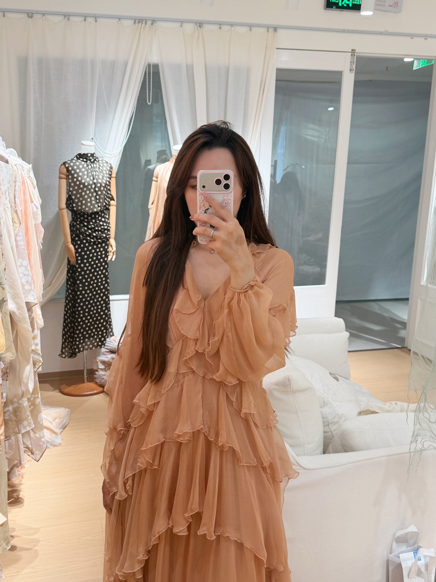 Kelly Designs Luxury 100% Silk Maxi Dress (Instock)