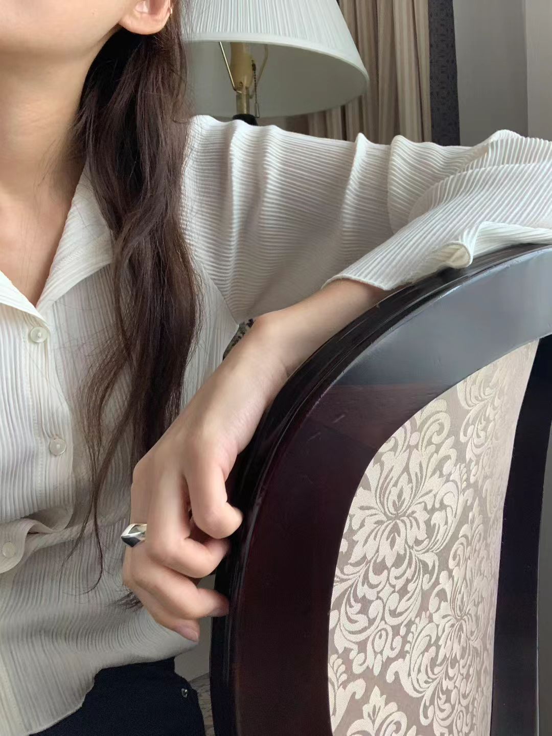 Korean APM Collection Ounce 3 Colors Slim Shirt (Instock)