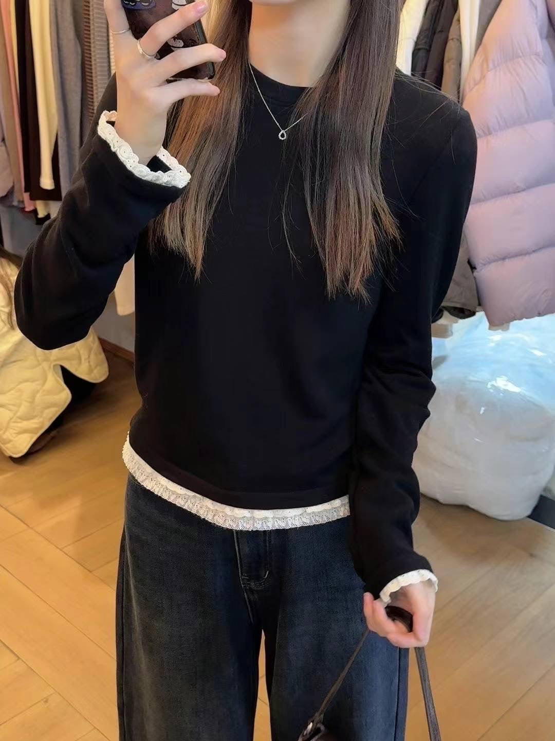 Kelly Designs Lace Layer Three Color Inner Top (Instock)