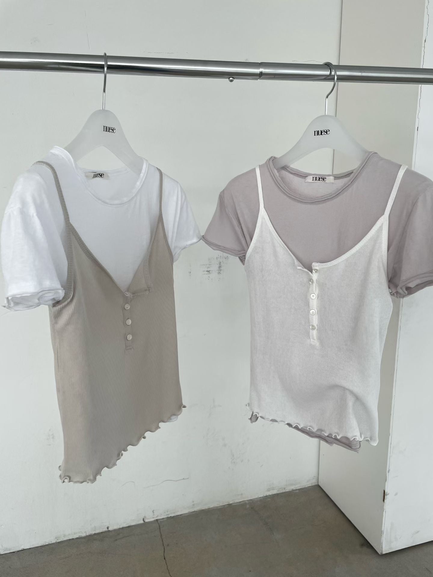Korean APM Collection U Neck Cami Top-4 Colors (Instock)