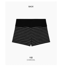 Korean Collection Striped Knit Shorts (Instock)