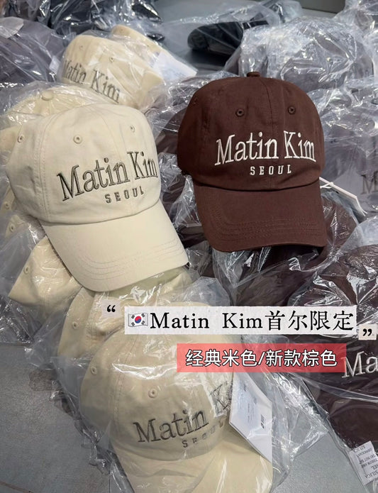 MATIN KIM CLASSICLOGO  BALL CAP Seoul Limited Edition-2 Colors (Instock)