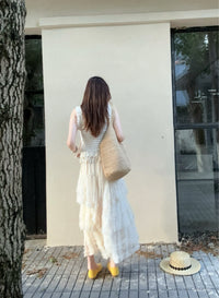 Kelly Designs Layer Beige Skirt & Top (Instock)