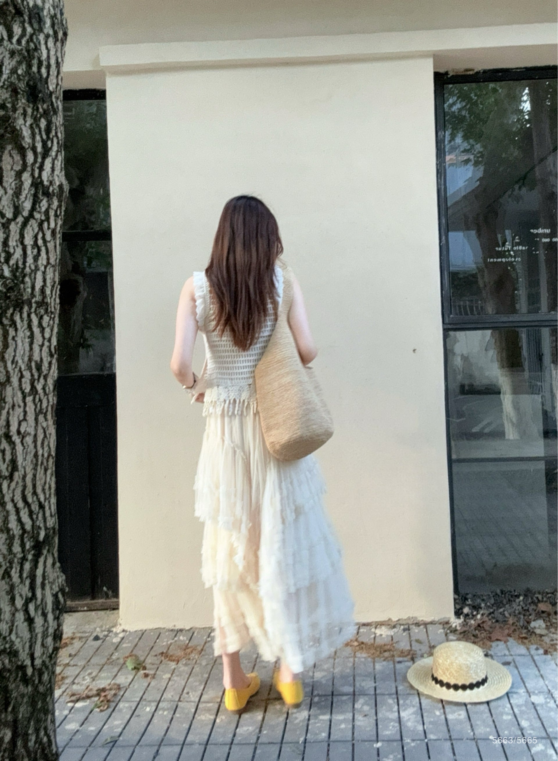 Kelly Designs Layer Beige Skirt & Top (Instock)