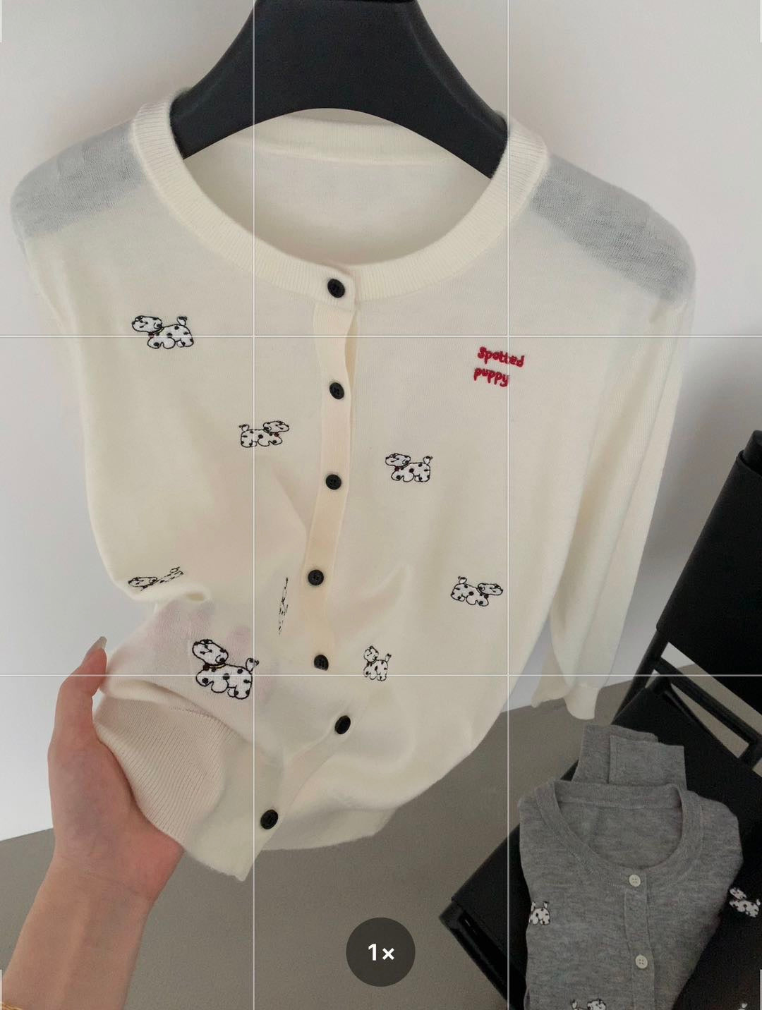 Kelly Designs Fine Wool Embroidered Cardigan - 3 Colors (Instock)