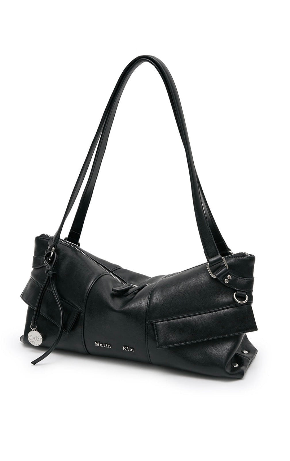 Matin Kim WIDE NEMO SHOULDER BAG IN BLACK (Instock)
