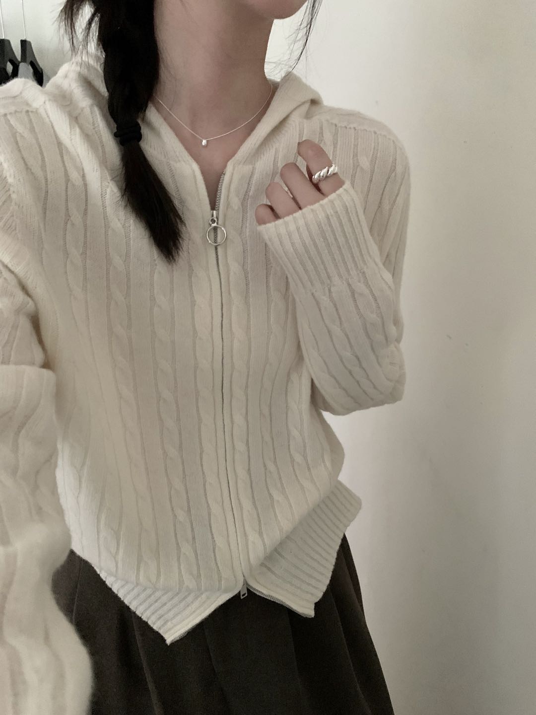 Kelly Designs Wool Multiple Colors Zip Up Cardigan (Instock)