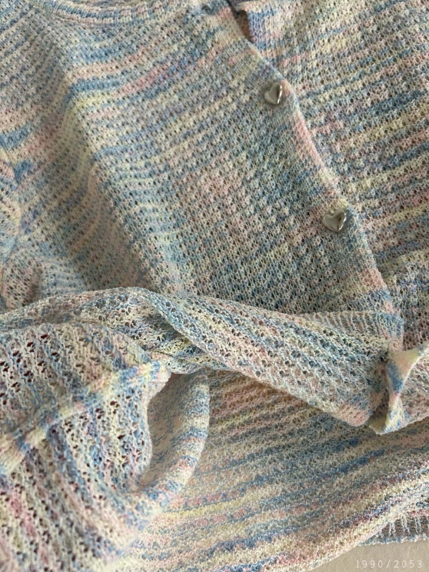 Kelly Designs Short Rainbow Mint Knit Top(Instock)