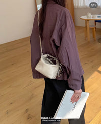 Korean APM Collection BUCKS&LEATHER Leather Bag (Preorder)