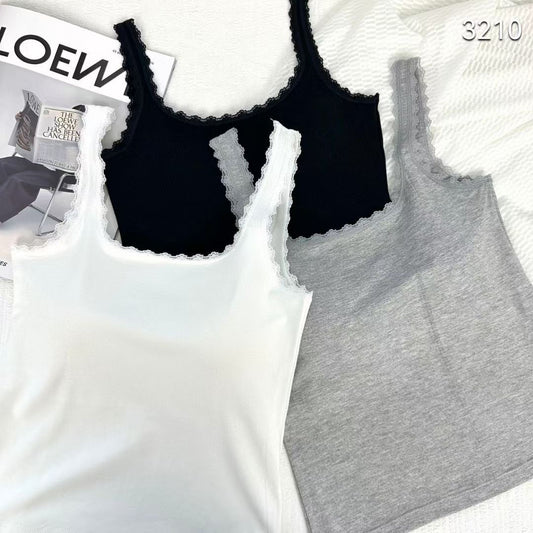 Kelly Designs Three Colors Layer Bra Tank Top (Instock)