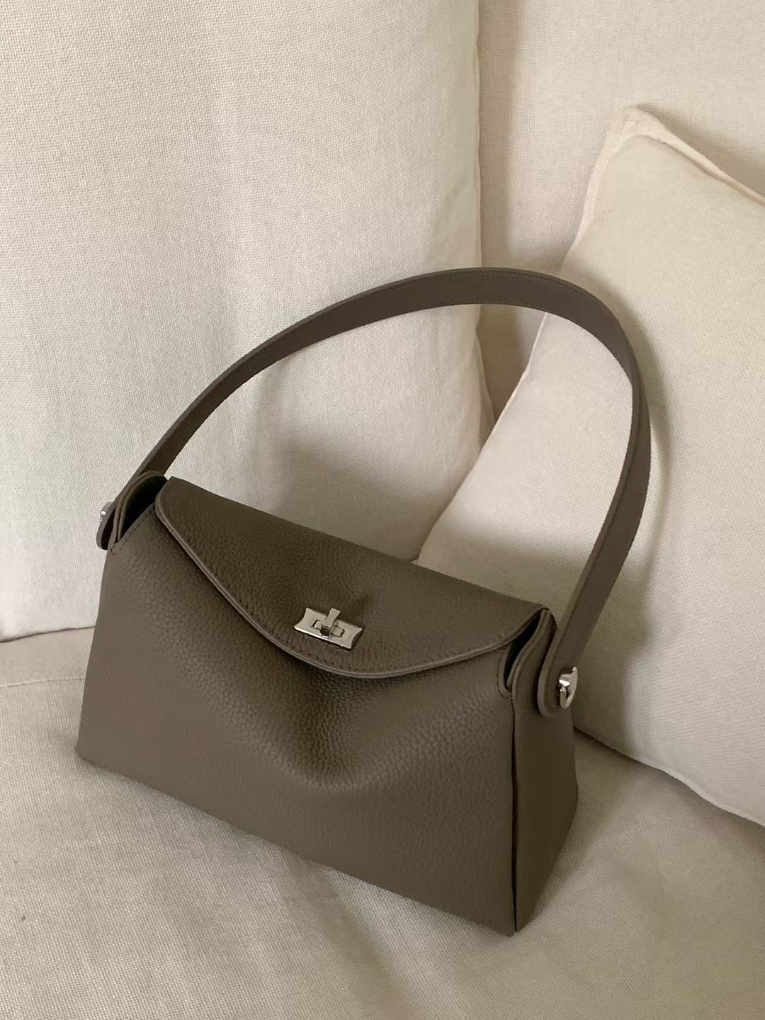 Korean APM Collection Three Colors Leather Bag-2 Straps (Instock)