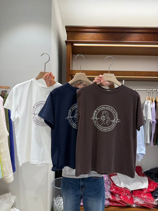 Korean APM Collection Casual Soft Tshirt-3 Colors (Instock)