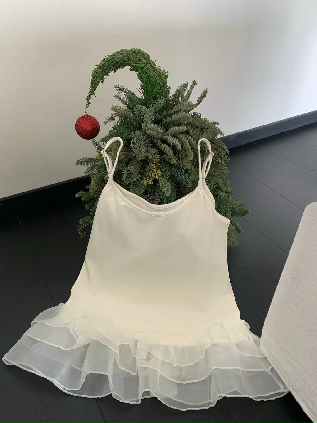 Kelly Designs 2Pcs Red Cardigan and inner tank top Set (Instock)