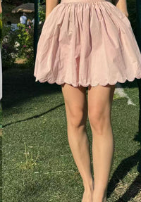 Korean APM Collection Elasticity Pink Skirt (Instock)