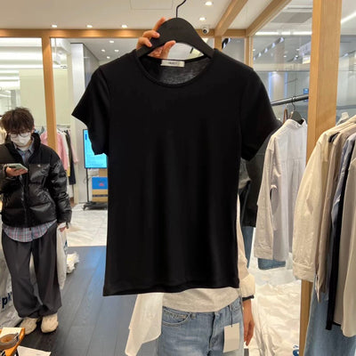 Korean APM Collection Slim Strech Tshirt-6 Colors (Instock)