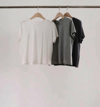 Korean Collection Ounce | Essential Soft Crew Neck T-Shirt (Instock)