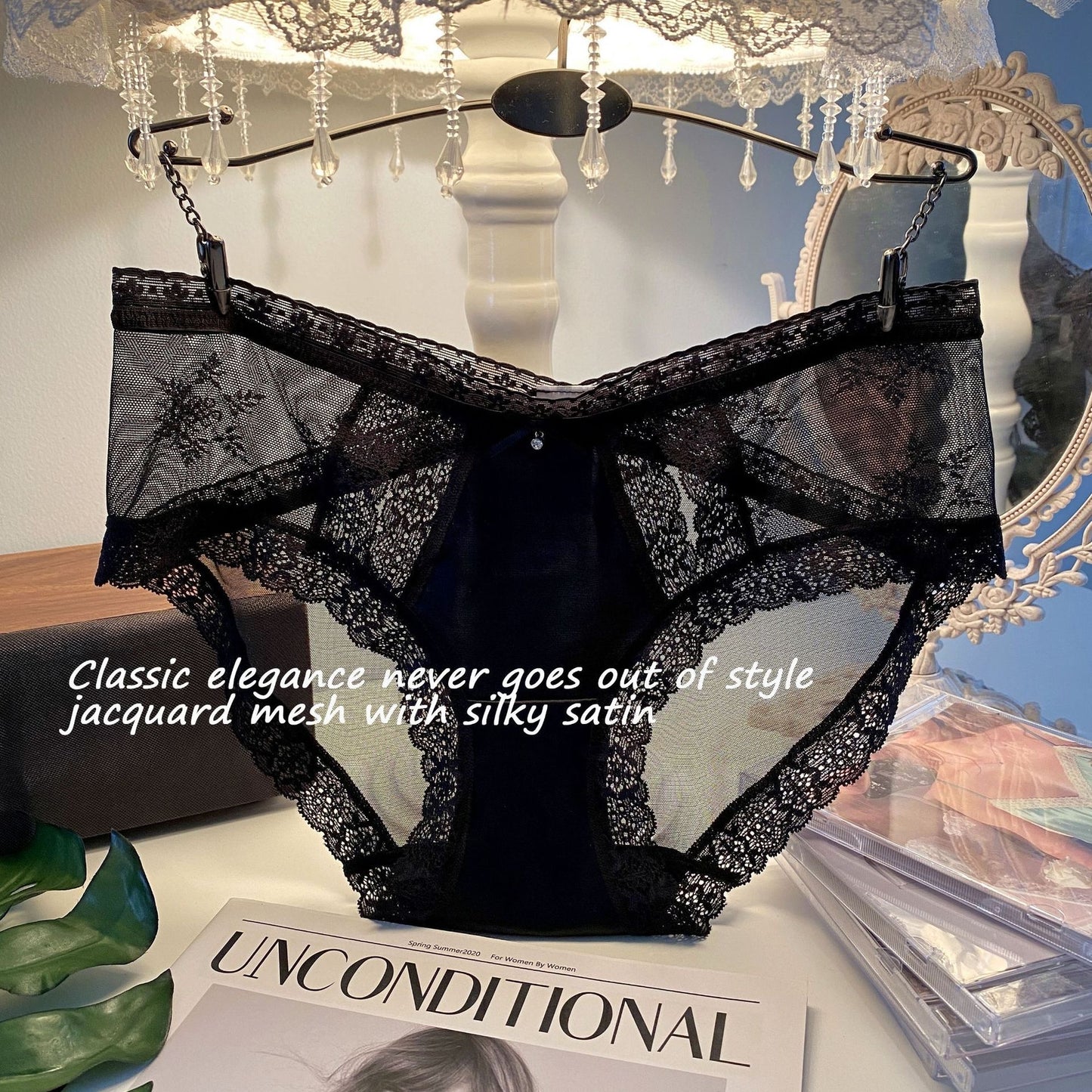 Kelly Designs Black Lace Underwear(Instock)