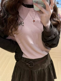 Kelly Designs Prime Contrast Raglan Long Sleeve Tee (Instock)