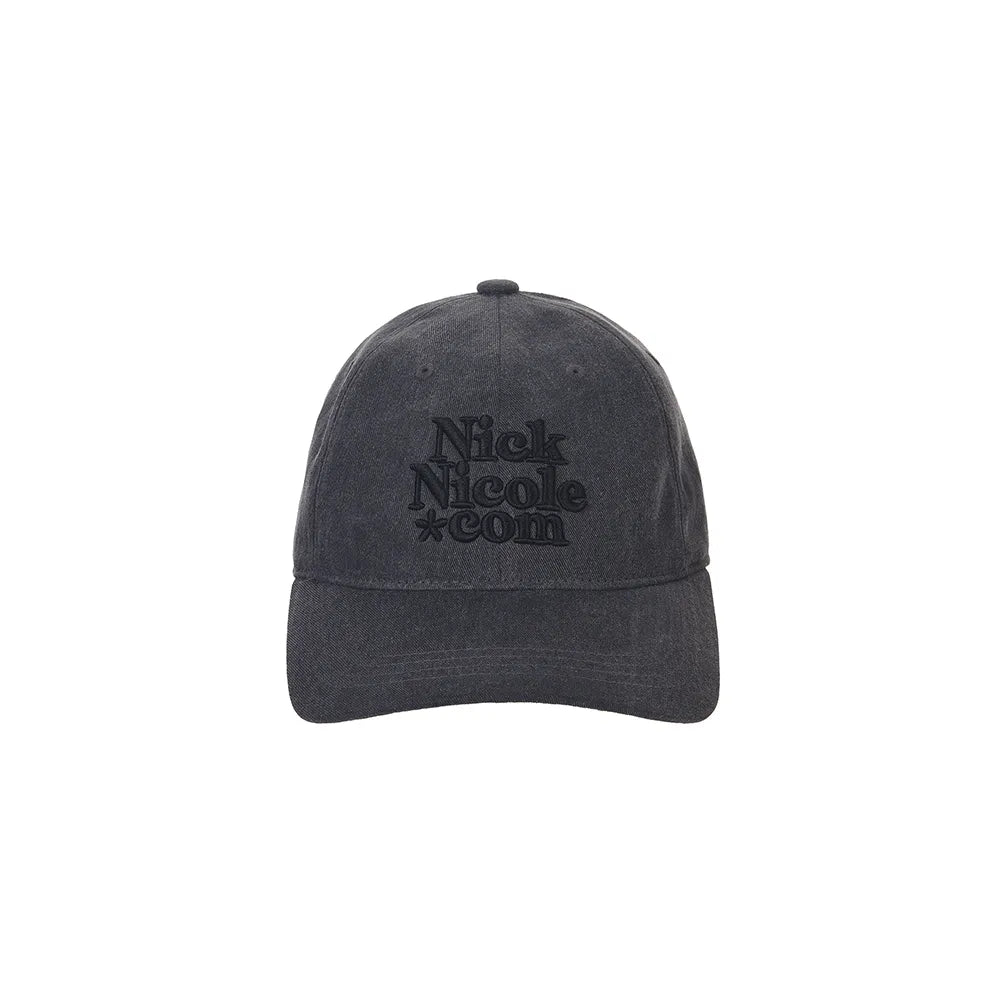 Nick Nicole NN Dotcom Signature Ball Cap_Denim Charcoal (Instock)