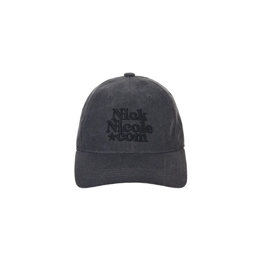 Nick Nicole NN Dotcom Signature Ball Cap_Denim Charcoal (Instock)