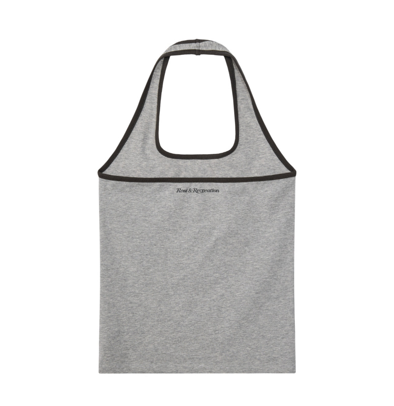 Rest & Recreation HALTER NECK SLEEVELESS - GREY (Instock)