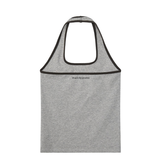 Rest & Recreation HALTER NECK SLEEVELESS - GREY (Instock)