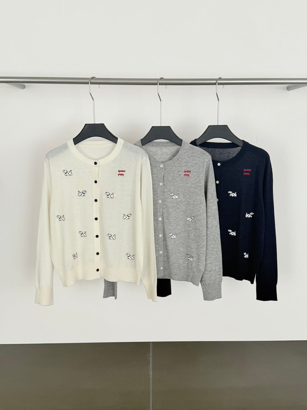 Kelly Designs Fine Wool Embroidered Cardigan - 3 Colors (Instock)