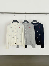 Kelly Designs Fine Wool Embroidered Cardigan - 3 Colors (Instock)