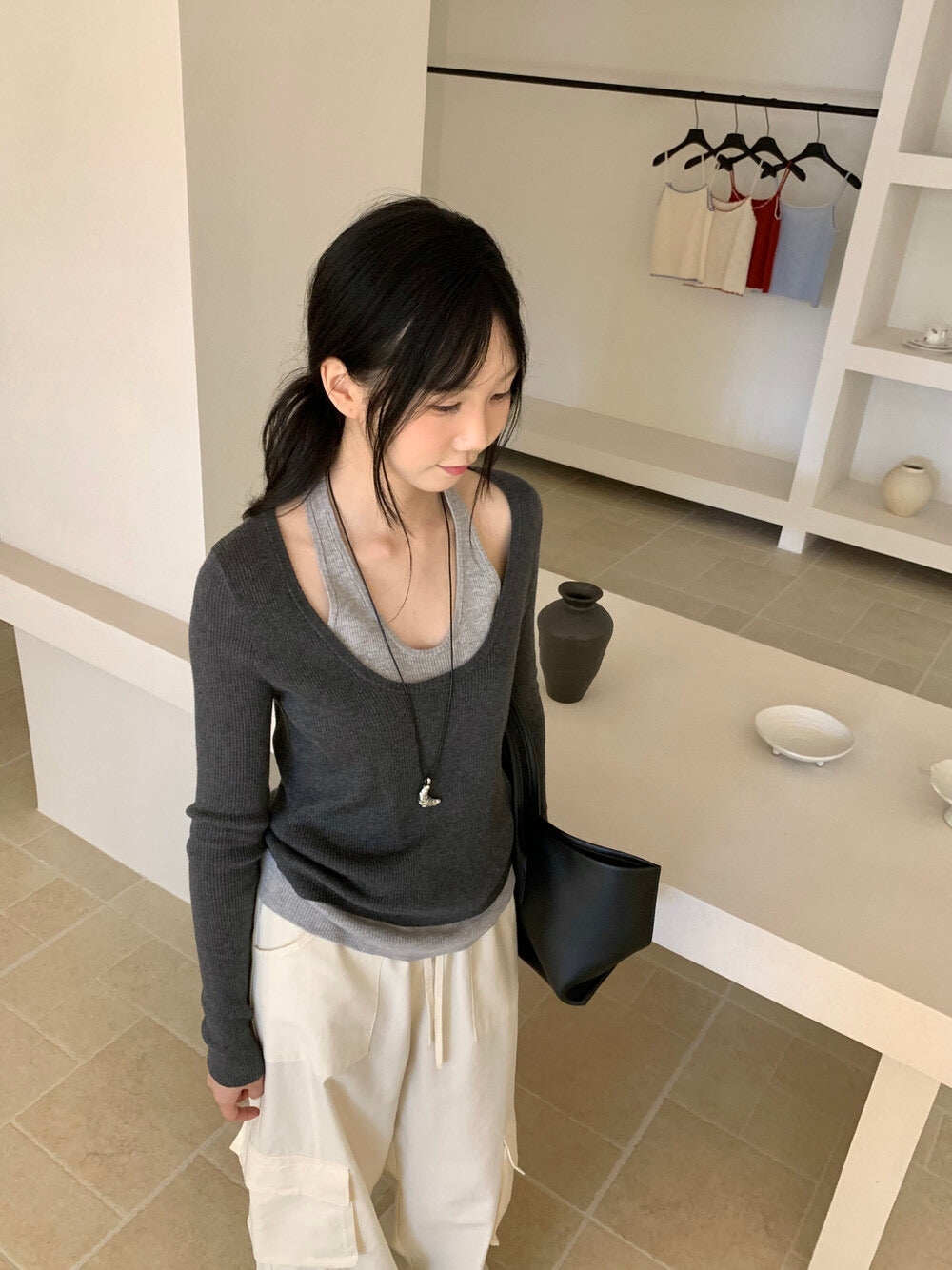 Kelly Designs 3 Colors Fake 2pcs Top (Instock)