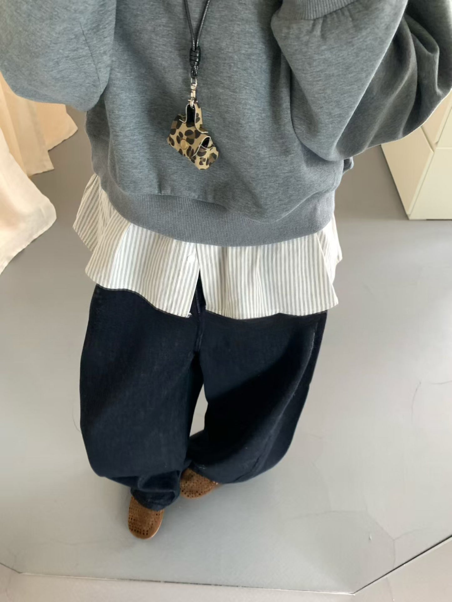 Kelly Designs Fake 2pcs Sweatshirt (Instock)