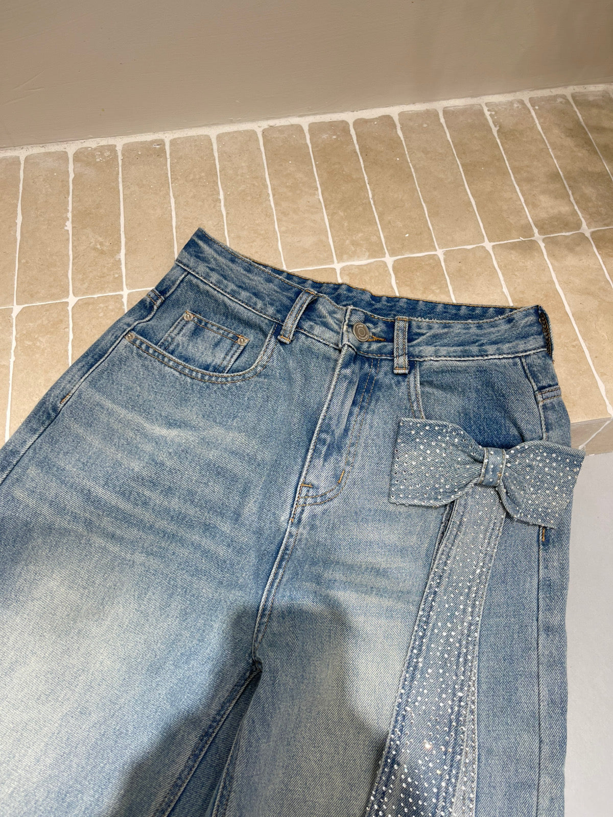 Kelly Designs Side Ribbons Four Season Jeans(Instock)