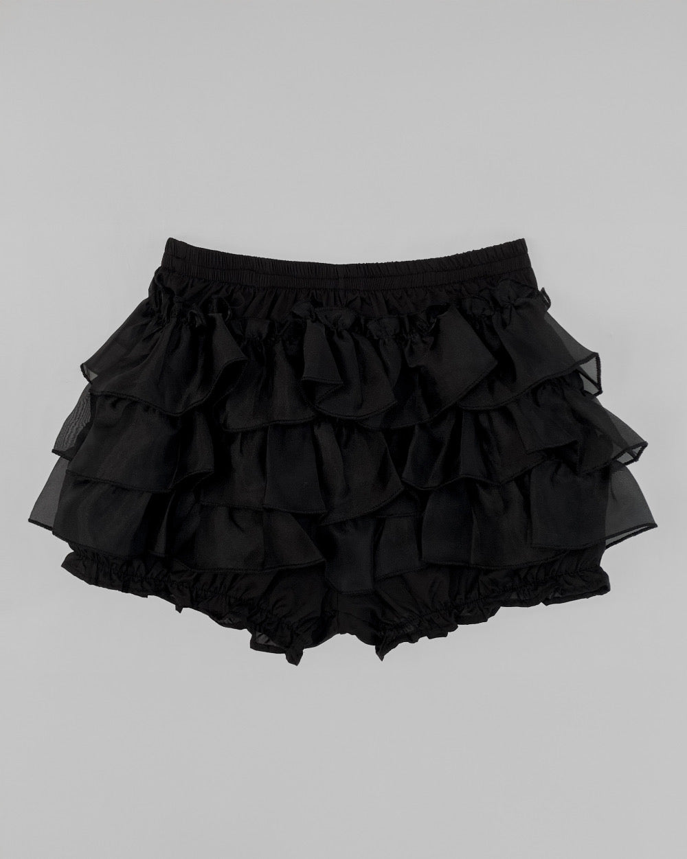 Korean Brand Day Layer Black & White Skirt (Preorder)
