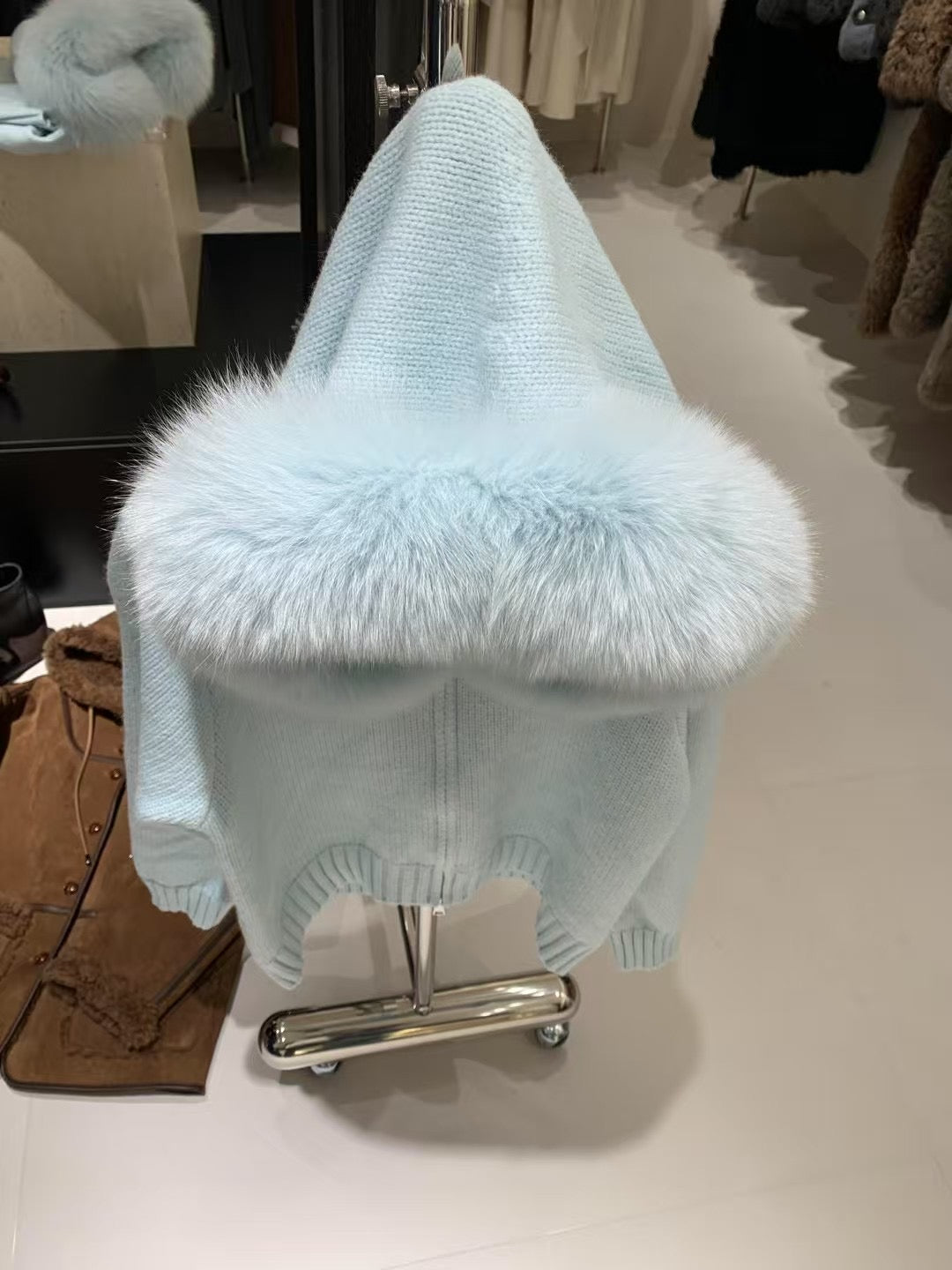 Kelly Designs 9 Colors Fox Fur Zip Up Jacket (Instock)