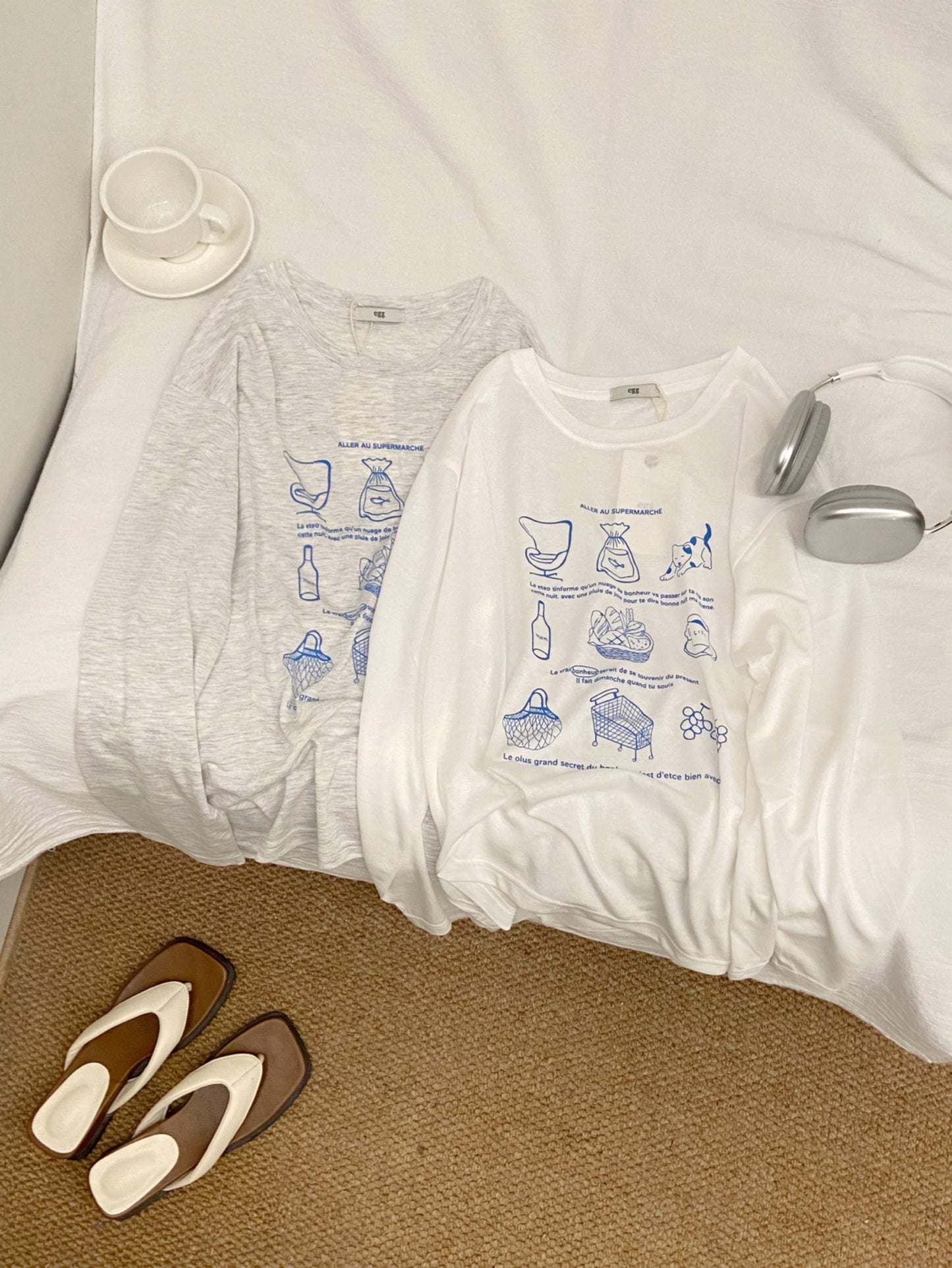 Kelly Designs Casual Graphic Sun Shirt – Two Colors Long Sleeve (Instock)