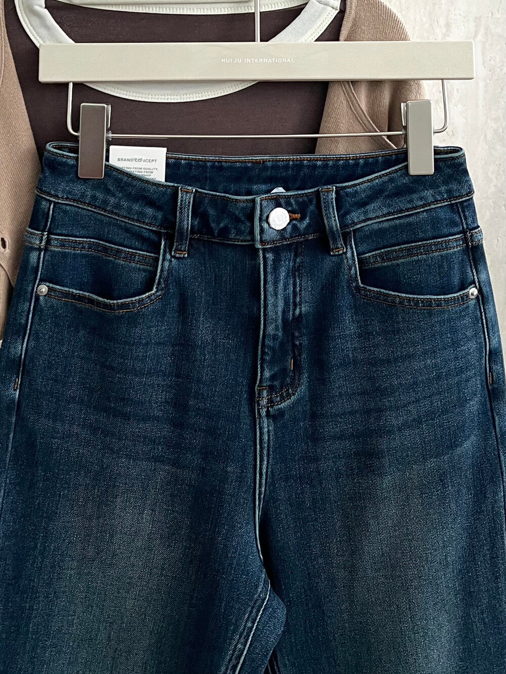 Kelly Designs Straight Navy Napping Jeans (Instock)