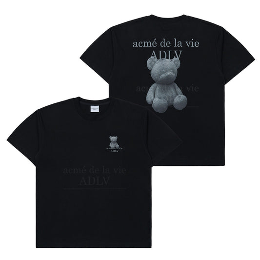 ADLV FUZZY BEAR SHORT SLEEVE T-SHIRT BLACK(Instock)