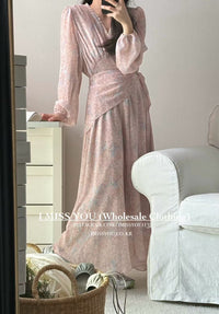 Korean APM Collection I Miss You Pink Dress (Instock)
