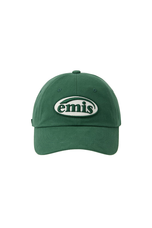 EMIS TONE ON TONE WAPPEN BALL CAP-GREEN(Preorder)
