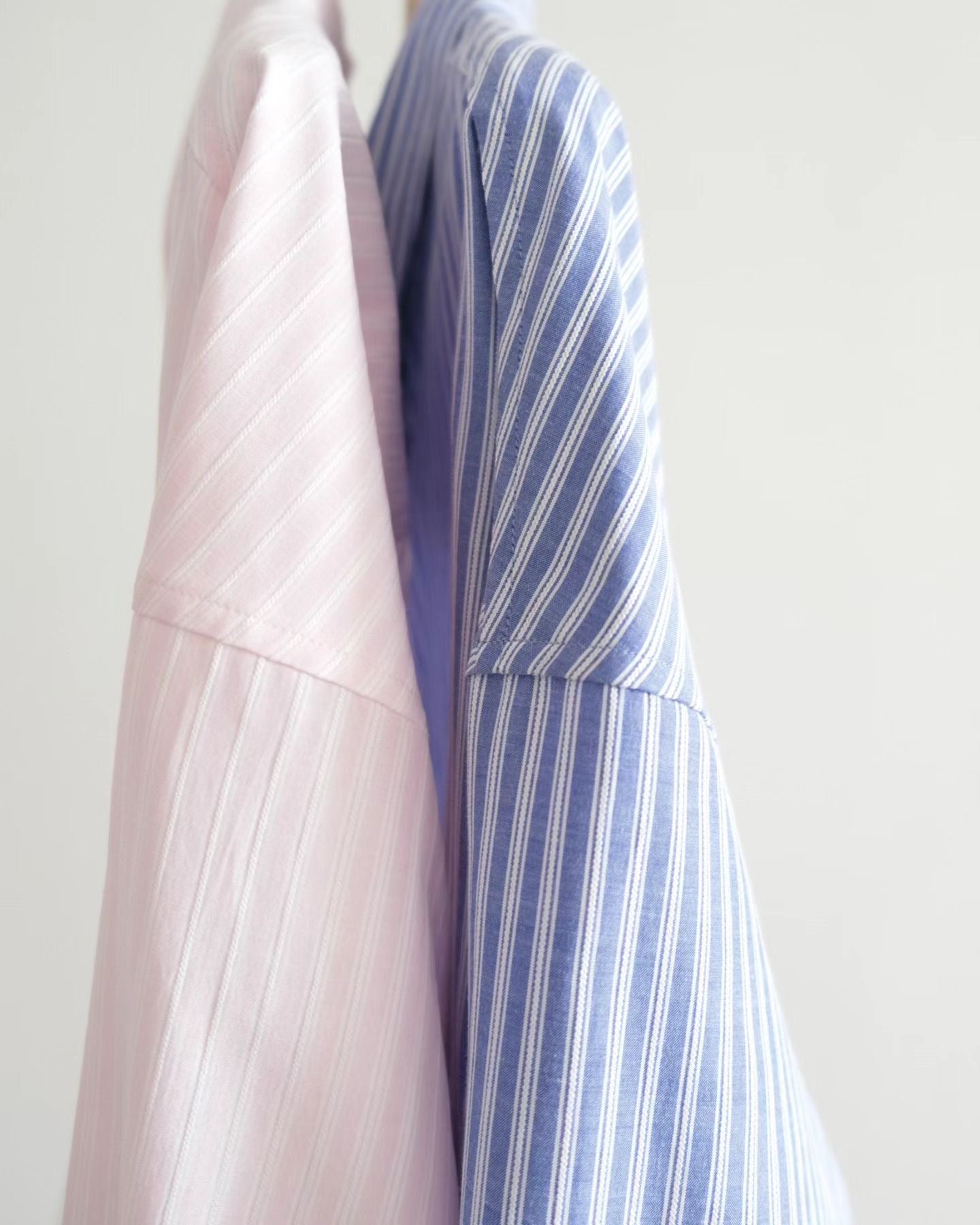 Korean APM Collection Ounce Pink Stripe Shirt (Instock)