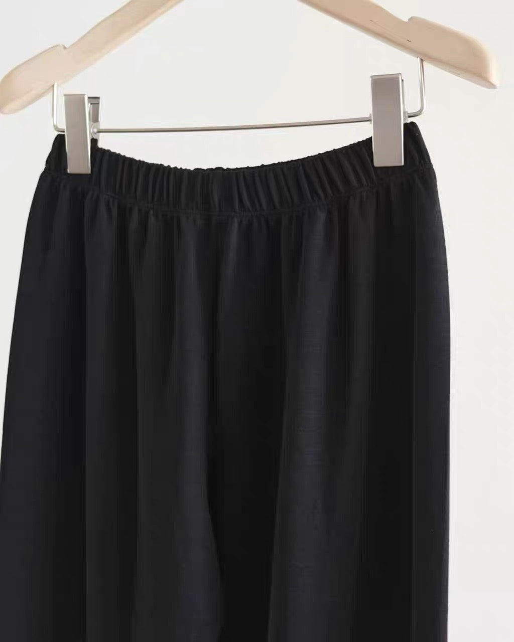 Korean APM Collection Ounce Soft Flare Pants – Black (Instock)