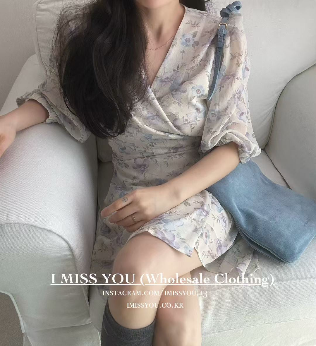 Korean APM Collection I Miss You Beige Dress (Instock)